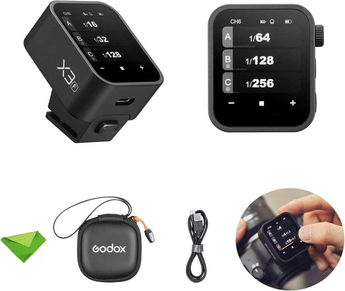 GODOX|X3-F タッチスクリーン TTL ワイヤレスフラッシュトリガー Fuji 用拍卖