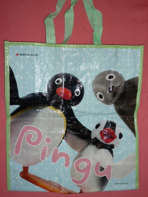 激レア!2010年 住友生命PINGU ピングー キャラクター BIGトートバッグ エコバッグ (非売品) 拍卖