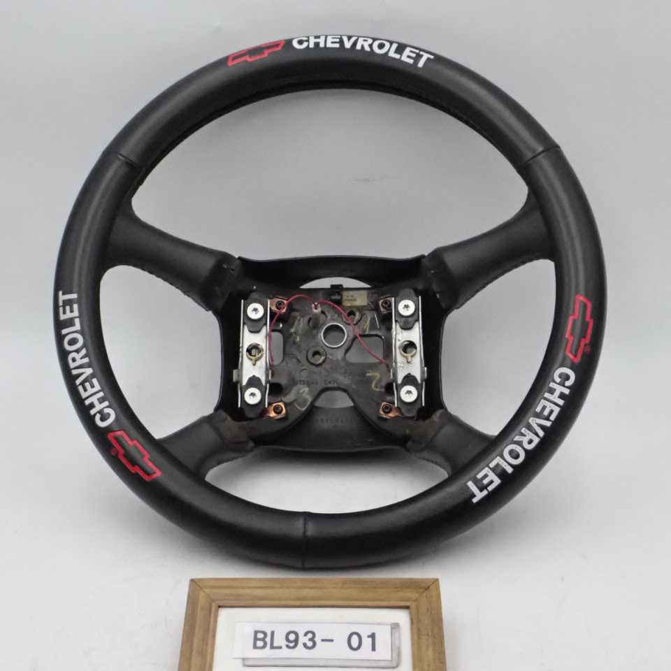 平成11年 シボレー タホ K10706 純正 ステアリングホイール ハンドル カバー付 レザー 中古 即決拍卖