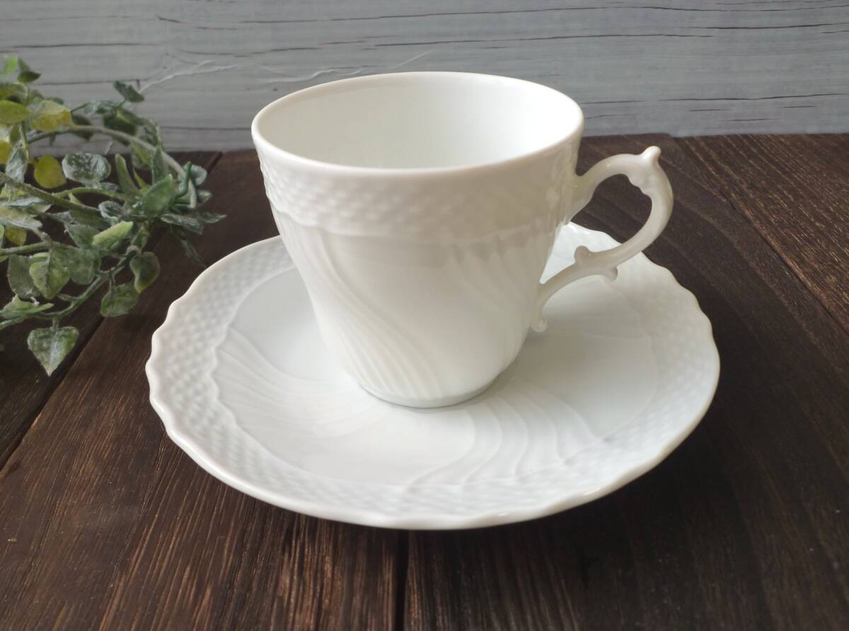 ホワイトベッキオ(デミタス)★カップ&ソーサー★リチャードジノリ Richard Ginori★Italy拍卖