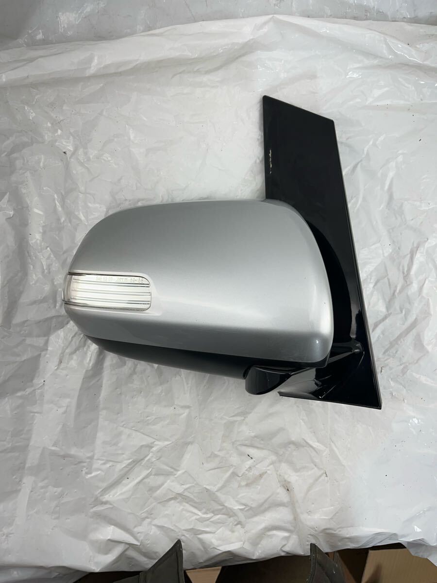 i1.53 ヴェルファイア ANH20W 20系 右サイドミラー 1F7 シルバー 7ピン 21年 右側運転席側 ドアミラー拍卖