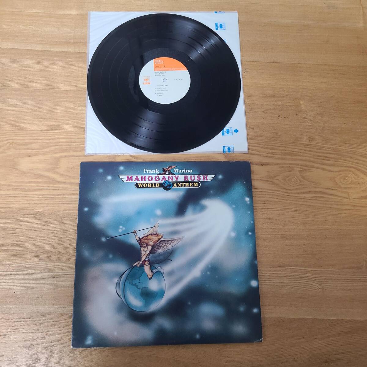 LP Frank Marino, Mahogany Rush World Anthem 25AP573PROMO CBS SONY プロモ/G250104033拍卖