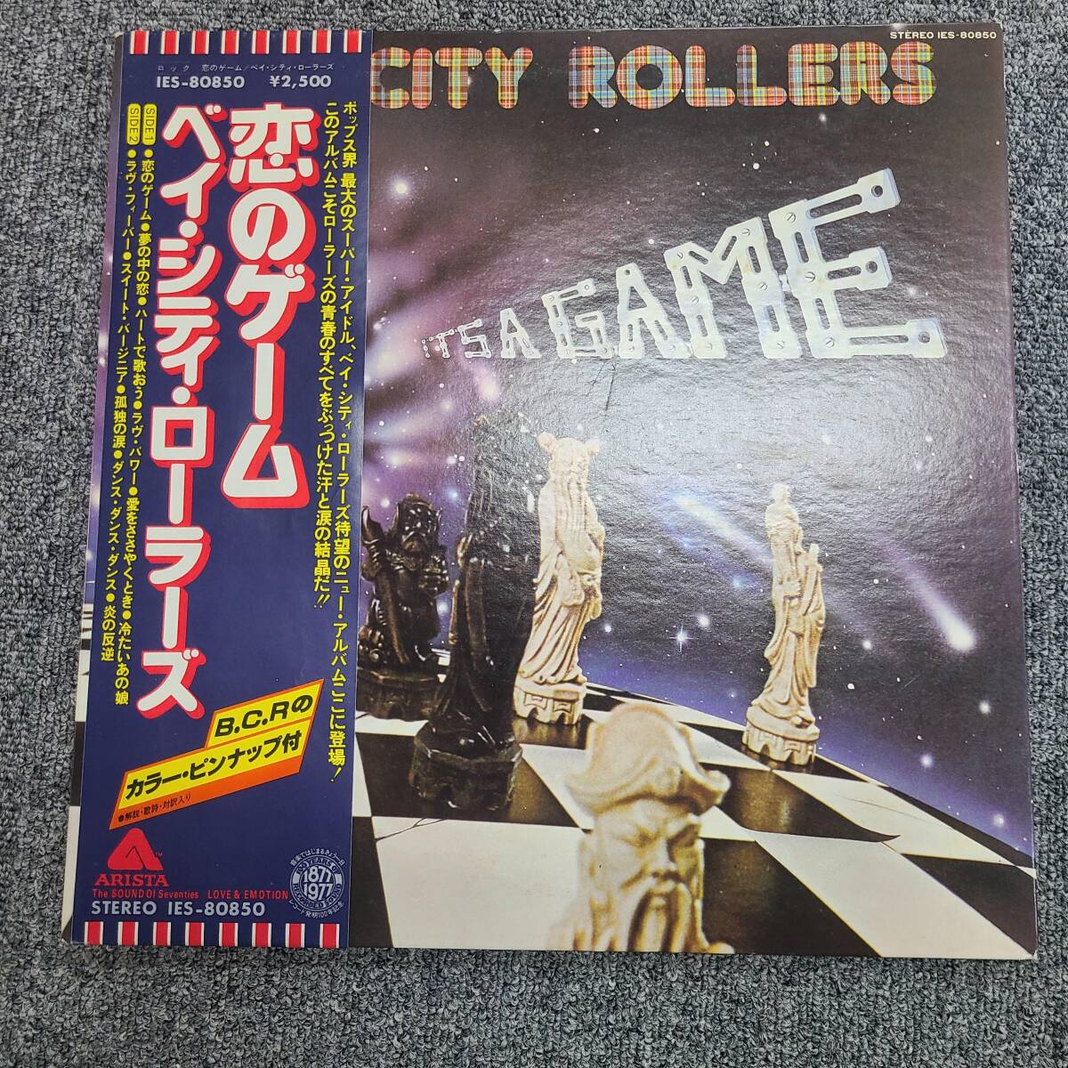 LP/ 帯付 /ベイ・シティ・ローラーズ BAY CITY ROLLERS/『恋のゲーム』/1977年/IES-80850/ディスコ・DISCO・パワーポップ/S0109T032拍卖
