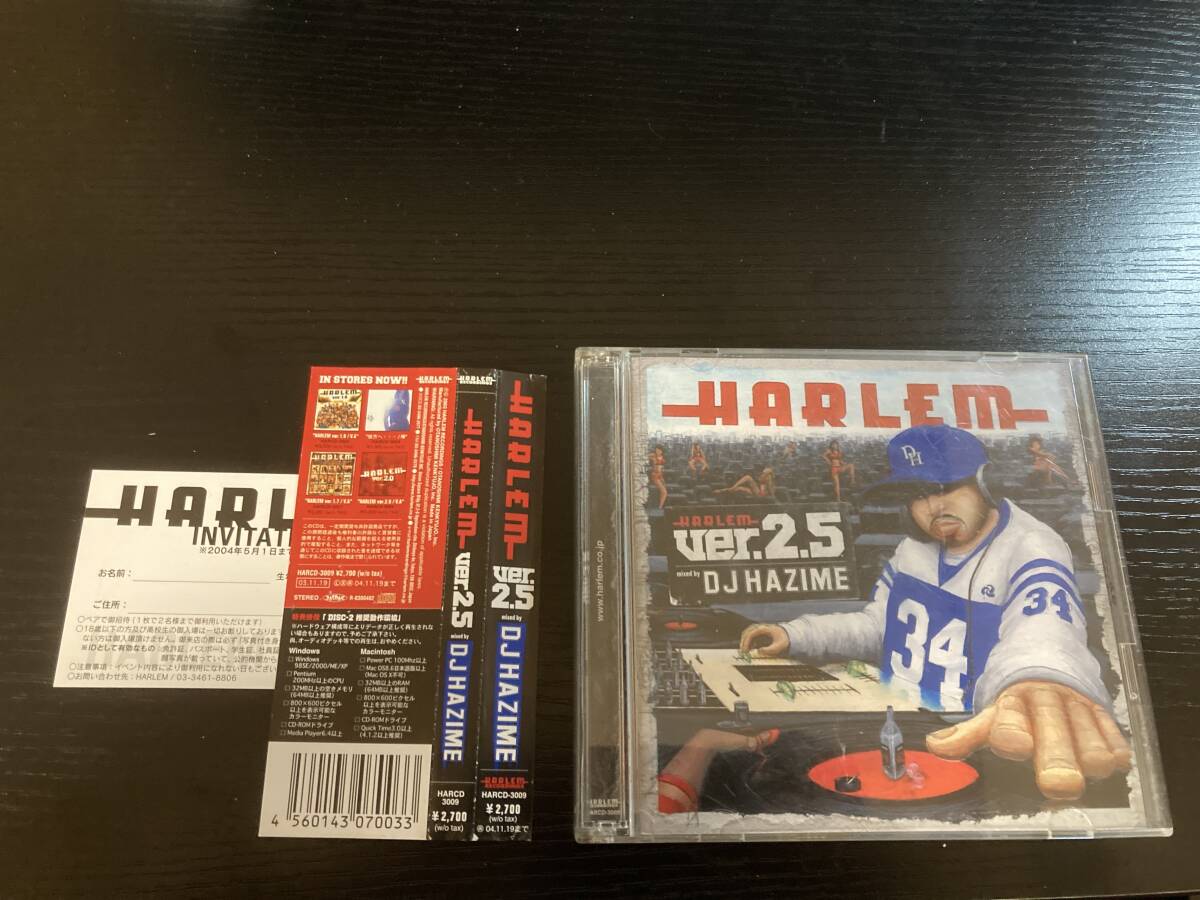 HARLEM ver. 2.5 Mixed by DJ HAZIME CD hiphop tokona-x shakkazombie dabo拍卖