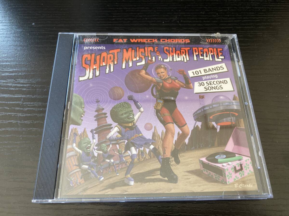 Short music for short people CD fat wreck chords hi-standard rancid nofx green day blink-182拍卖