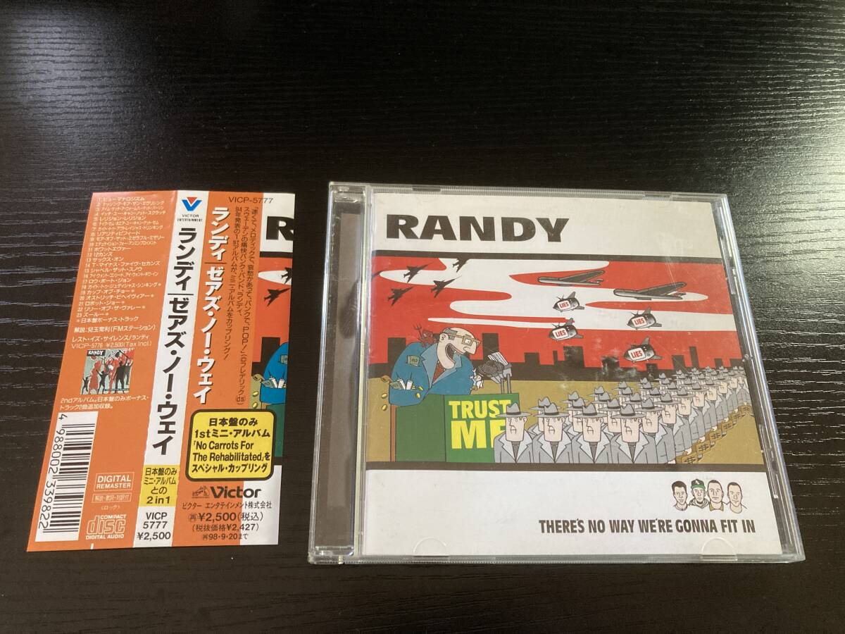 RANDY THERE'S NO WAY WE'RE GONNA FIT IN 国内盤CD ランディ/ゼアズノーウェイ拍卖