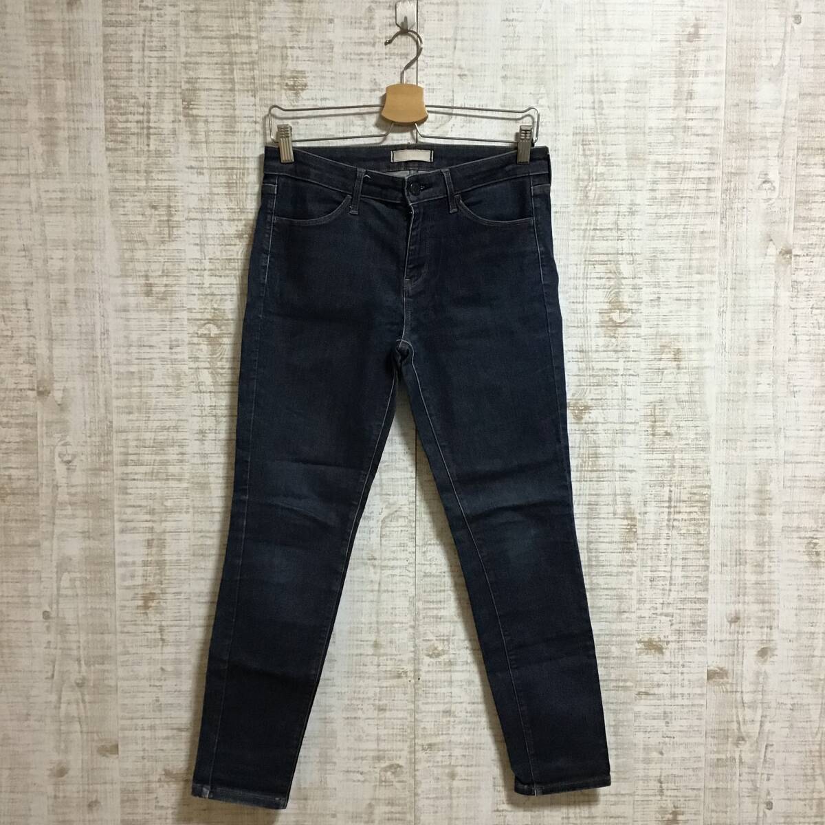 A452◇UNIQLO|ユニクロ スキニーパンツ インディゴブルー サイズS拍卖