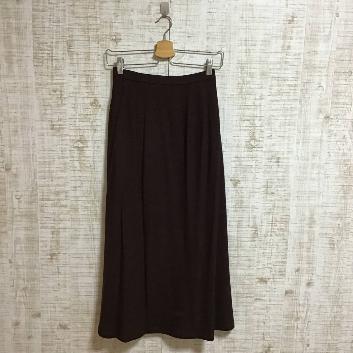 A481◇CORDIER|コルディア ロングスカート ブラウン サイズM拍卖