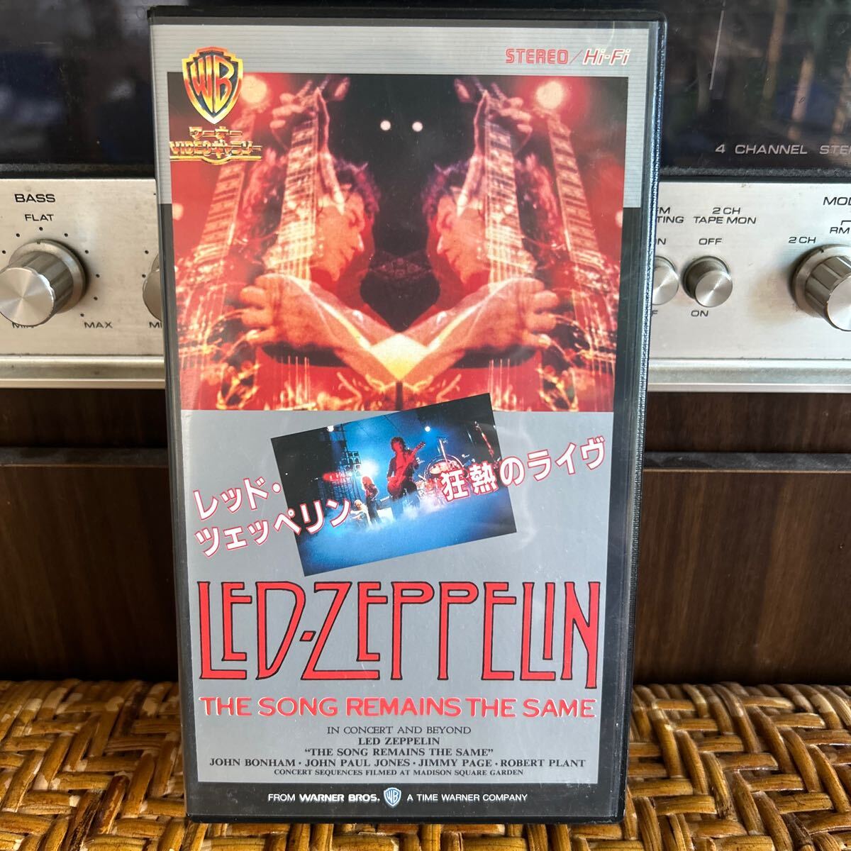 Led Zeppelin レッド・ツェッペリン 狂熱のライブ ビデオテープ VHS ジャンク 中古品拍卖