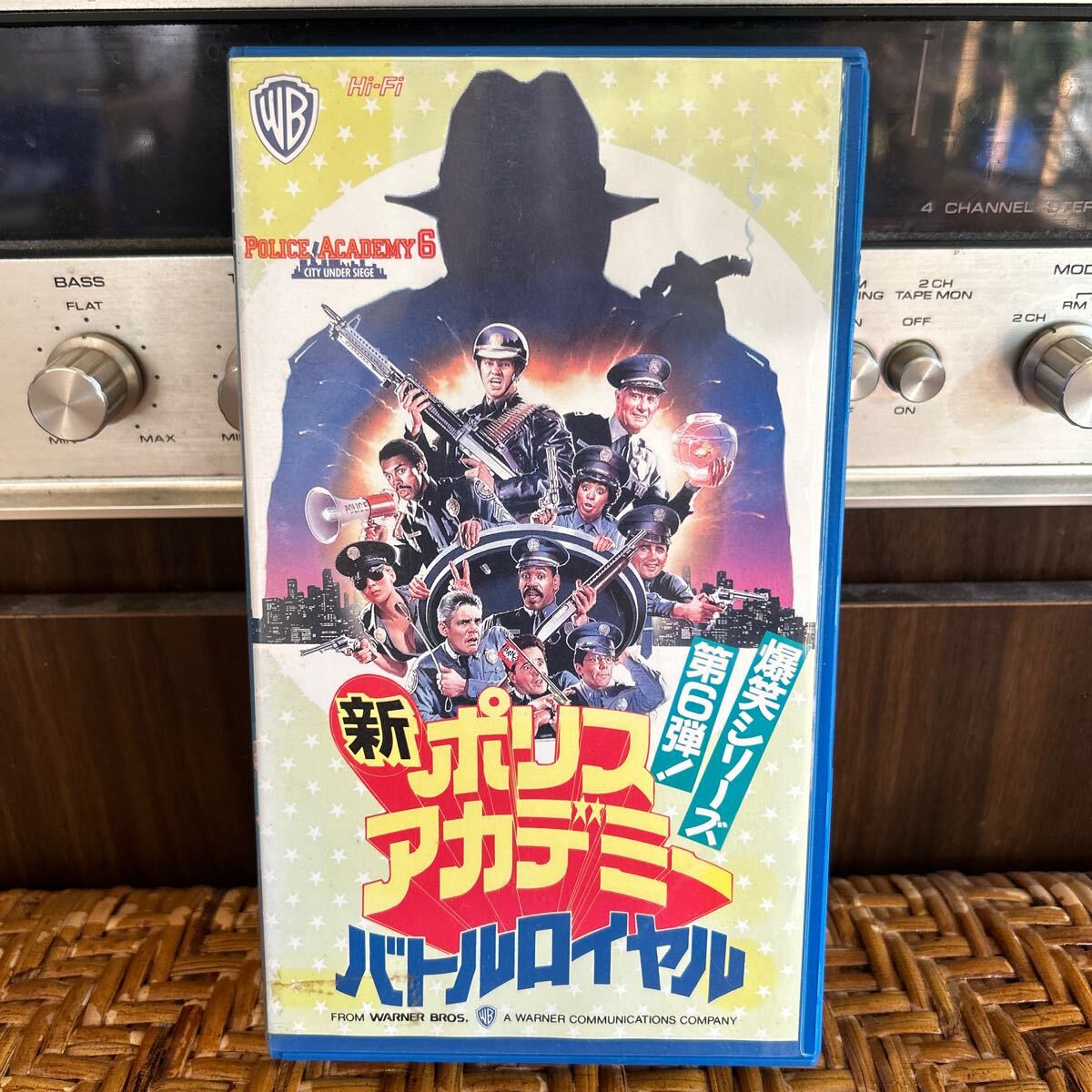 新ポリスアカデミー バトルロイヤル ビデオテープ VHS 中古品 ジャンク拍卖