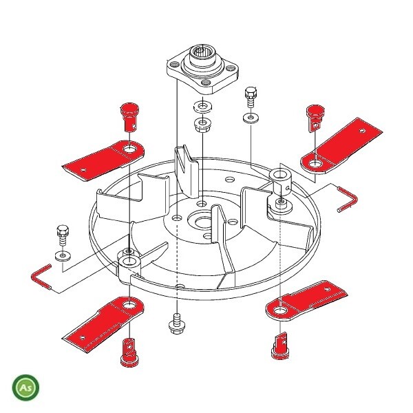 クボタ純正 カルマックス GC-K402EX 機番19999まで用 刈刃アッシ402 L6411-91102拍卖