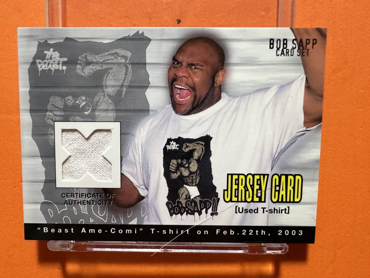 ボブ・サップ カードセット ジャージカード JERSEY-F 156/700拍卖