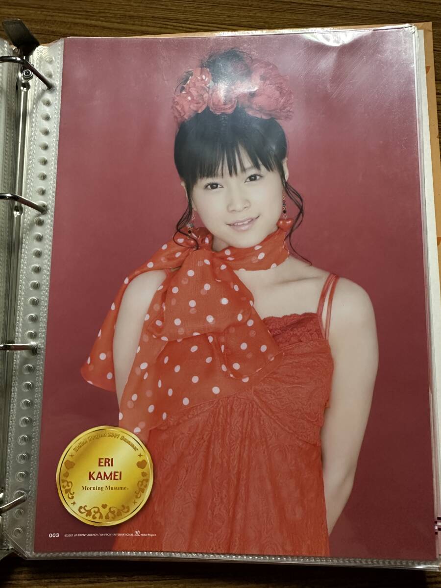 モーニング娘。 亀井絵里 A4サイズ ピンナップ ハロープロジェクト07 サマー拍卖