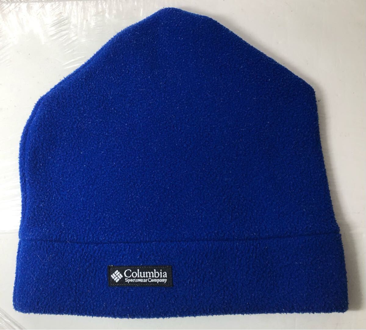 コロンビア Columbia ニットキャップ ブルー ※使用感あり サイズ:約 56cm拍卖