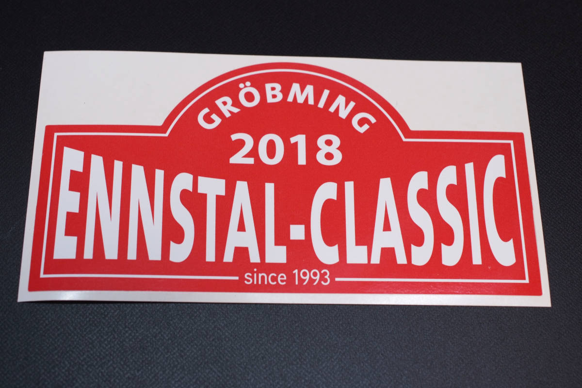 ◎ ADAC euro ステッカー 2018 ENNSTAL-CLASSIC 150×80mm ocitye 車外 耐水 ガラス ウィンド メルセデスベンツ ポルシェ BMW AUDI VW opel拍卖