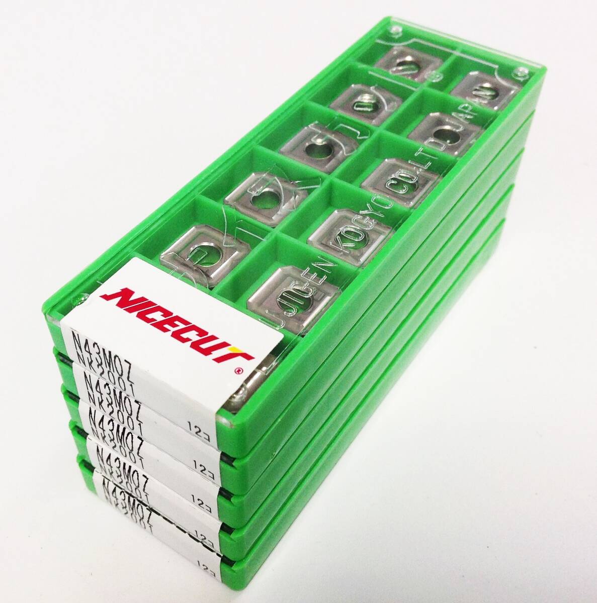 ●【AH-09574】新品未使用品 富士元工業 NICECUT サーメットチップ(1ケース12個入) 計5ケース N43MOZ NK2001 【レターパックプラス可】拍卖