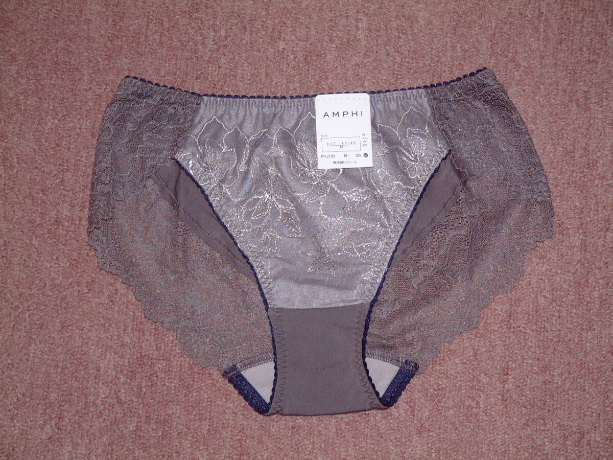 ★送料込み★ワコール アンフィ amphi 大きな花柄のエンブロイダリーレースのショーツ Mサイズ PYJ153 SG拍卖
