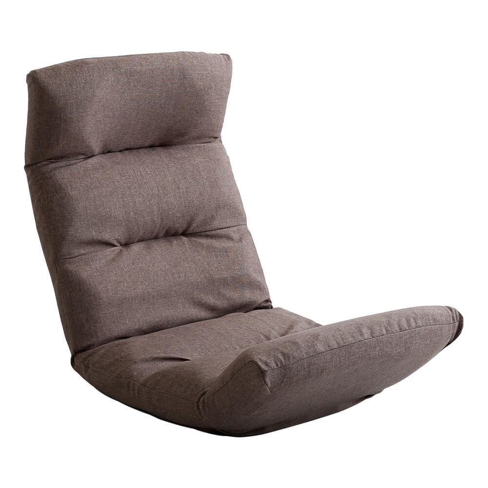 日本製リクライニング座椅子(布地、レザー)14段階調節ギア、転倒防止機能付き | Moln-モルン- Up type SH-07-MOL-U-BR ブラウン拍卖