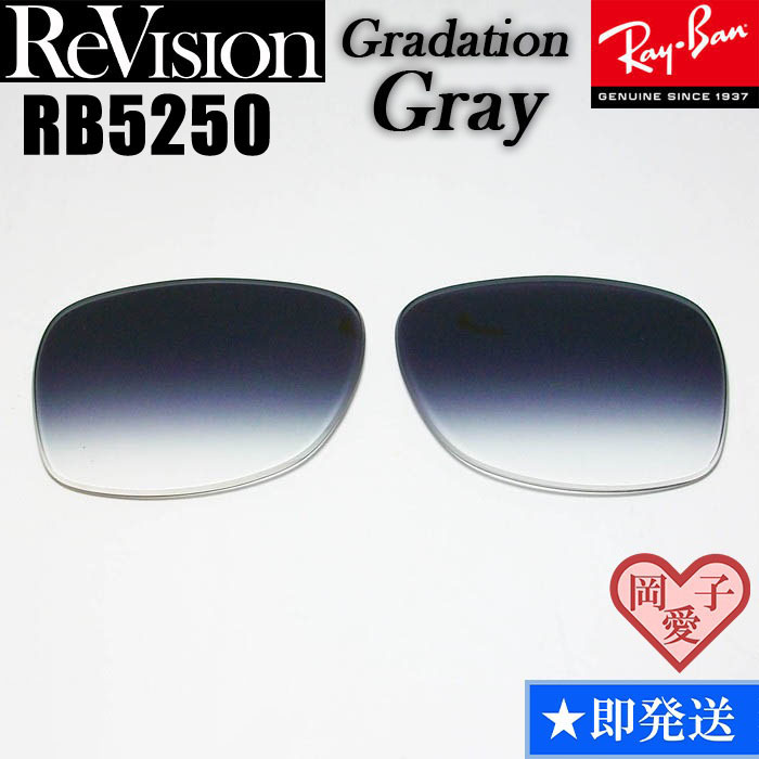 【ReVision】RB5250 交換レンズ レイバン REGGY グラデーショングレー拍卖