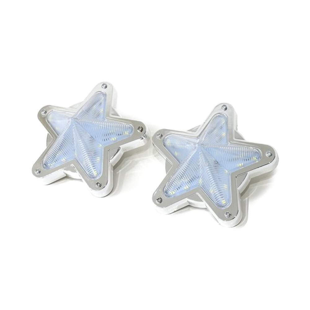 TRS 星型サイドマーカー LED 12/24V共用 クリア 315060拍卖