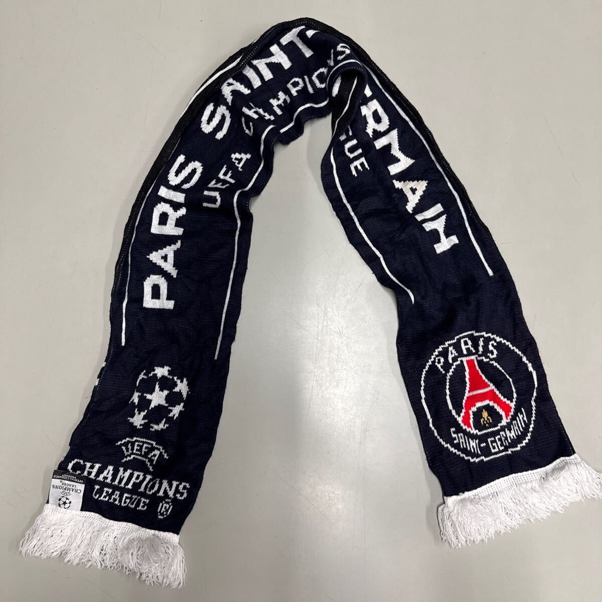 Paris Saint Germain パリサンジェルマン マフラー サッカーマフラー イギリス製 アクリル MADE IN THE UK拍卖