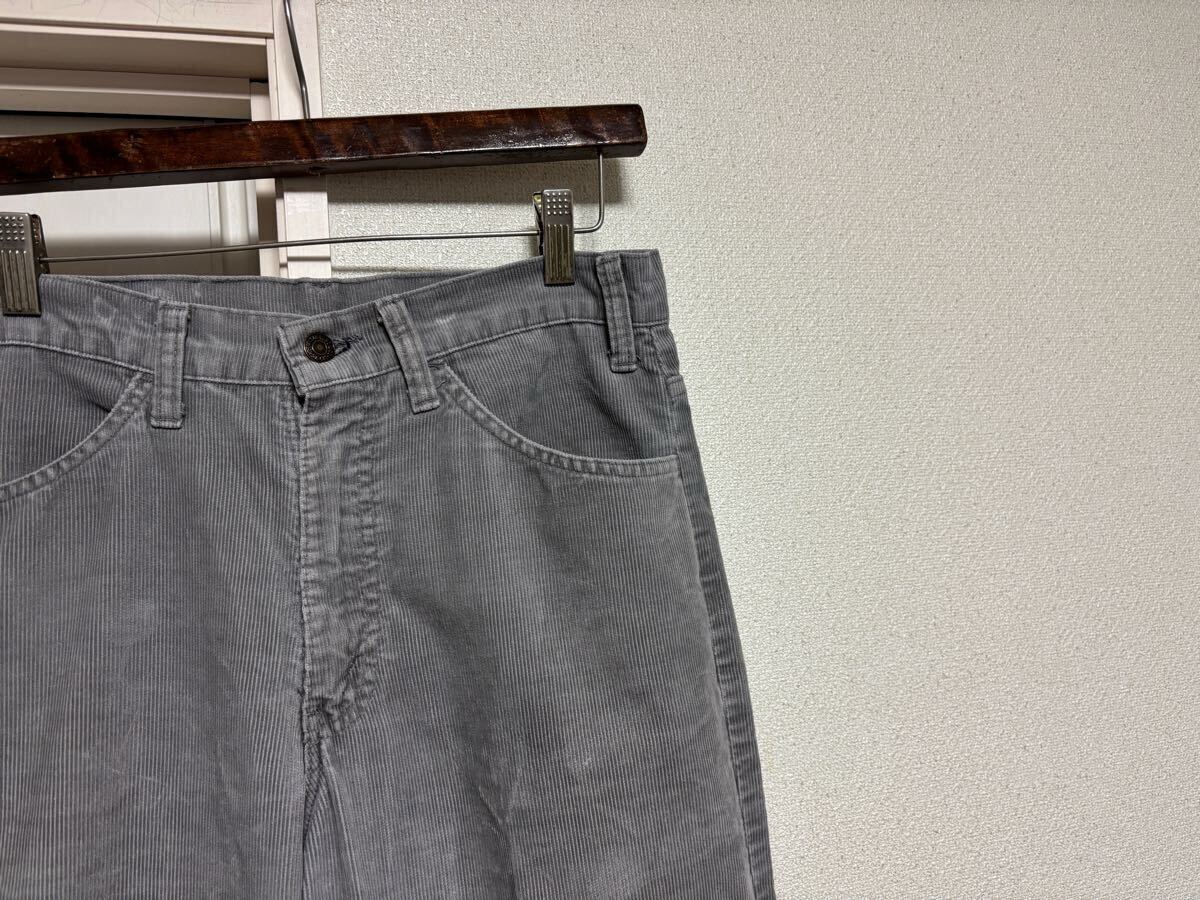 ★86年4月製ヴィンテージ MADE IN USA Levi's リーバイス519-1555コーデュロイパンツ talonリーバイス42ボタン裏536W32実測W80cmL73cm拍卖