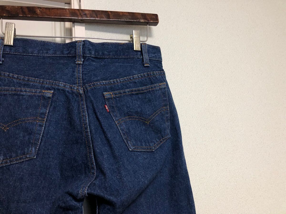 86年9月製80sヴィンテージMADE IN USAアメリカ製Levi's リーバイス501-0115デニムパンツ工場524サイズ表記W31L30実測W78cmL76cm濃紺極上拍卖