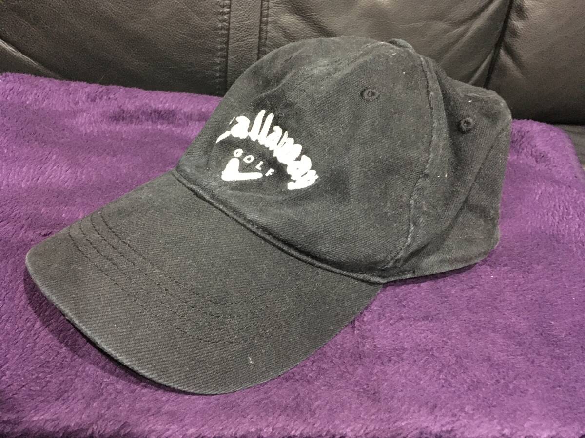 【即決】Callaway GOLF CAP 黒 USED拍卖