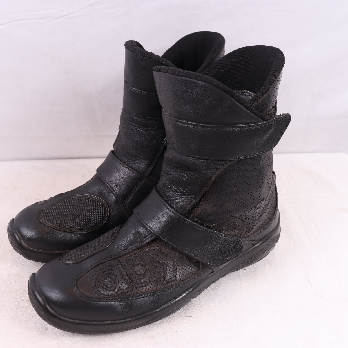 ドイツ製 デイトナ 40 JOURNEY XCR ゴアテックス ヴィンテージ 黒 ブラック Daytona バイクブーツ モトクロス 中古靴 eb1603拍卖