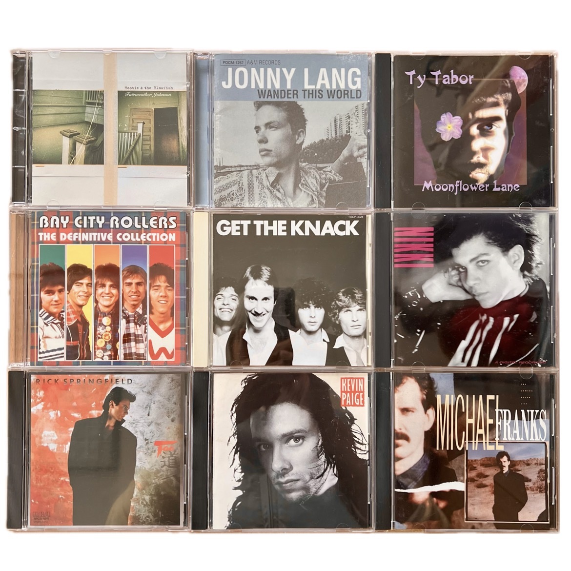 USA ダンス ポップス CD まとめ売り 9枚 レア盤あり ジョニーラング キングスX ナック ベイシティローラーズ マイケルフランクス拍卖