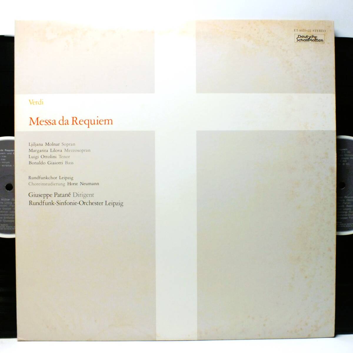 LP ET 4021-22 ジュゼッペ・パターニ リリアナ・モルナール・タラリチ ヴェルディ 鎮魂ミサ曲 【8商品以上同梱で送料無料】2501拍卖