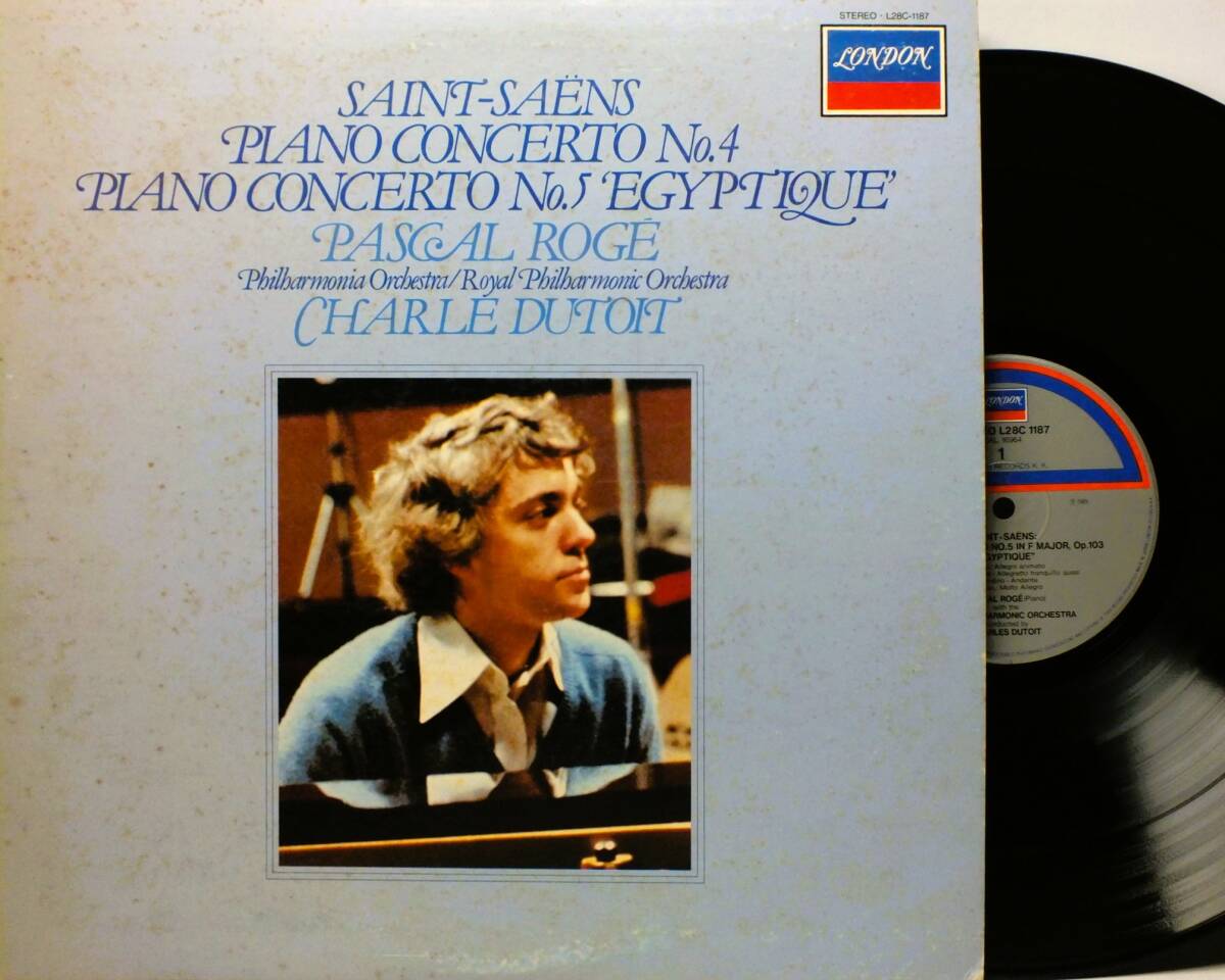 LP L28C 1187 【ピアノ】パスカル・ロジェ シャルル・デュトワ サン・サーンス ピアノ協奏曲 【8商品以上同梱で送料無料】2501拍卖