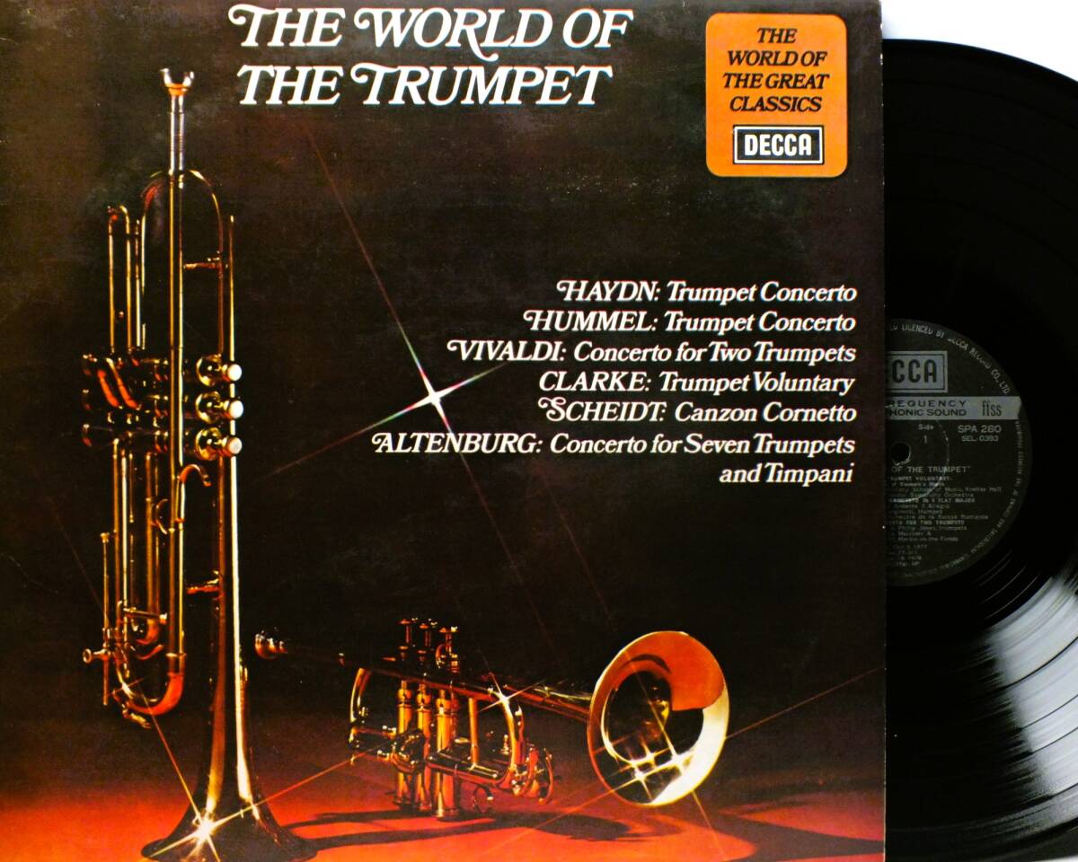 LP SPA 260 【トランペット】フィリップ・ジョーンズ ジョン・ウィルブラハム THE WORLD OF THE TRUMPET【8商品以上同梱で送料無料】2501拍卖
