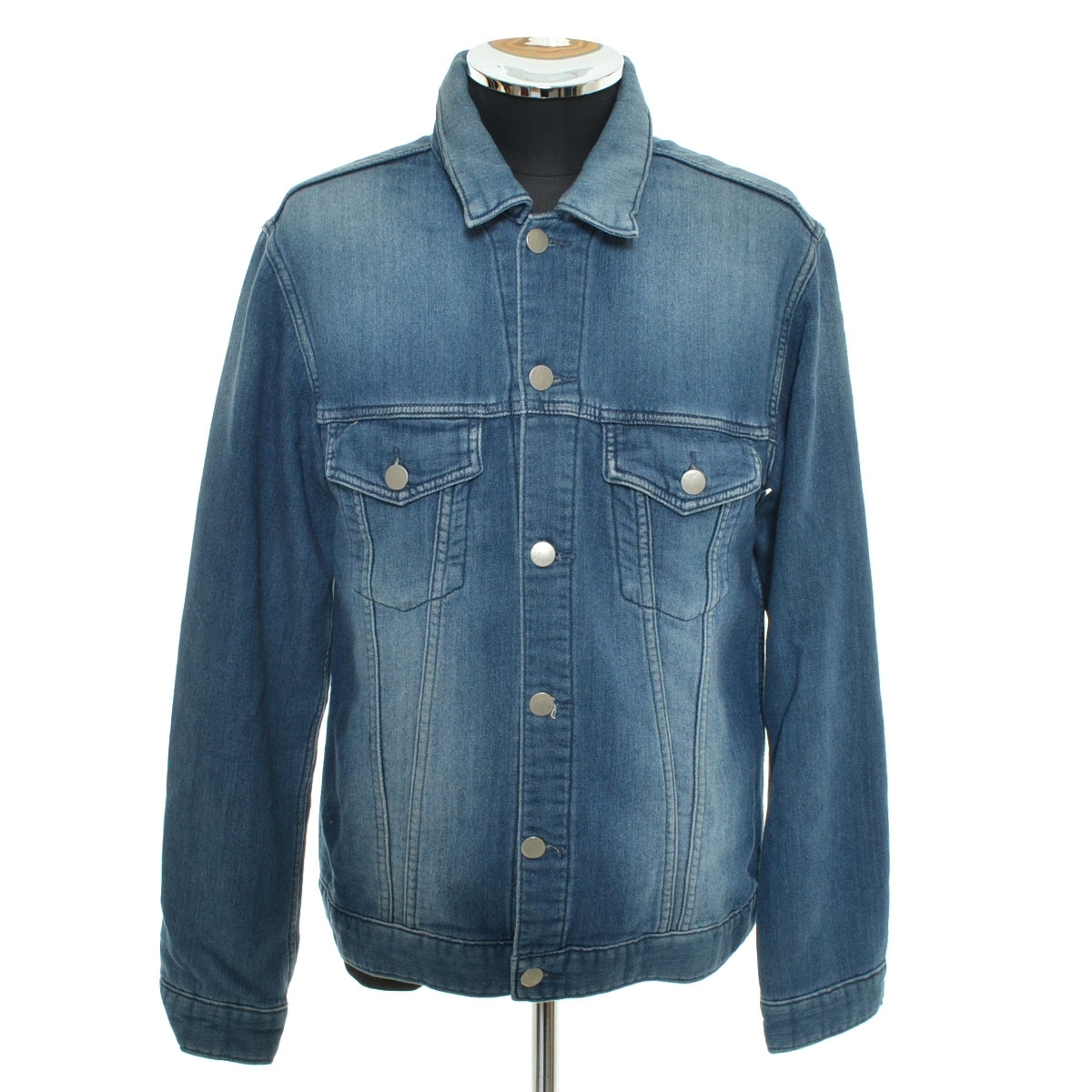 〇508843 HARE ハレ ○ストレッチジャケット Gジャン デニムジャケット サイズM メンズ ブルー拍卖