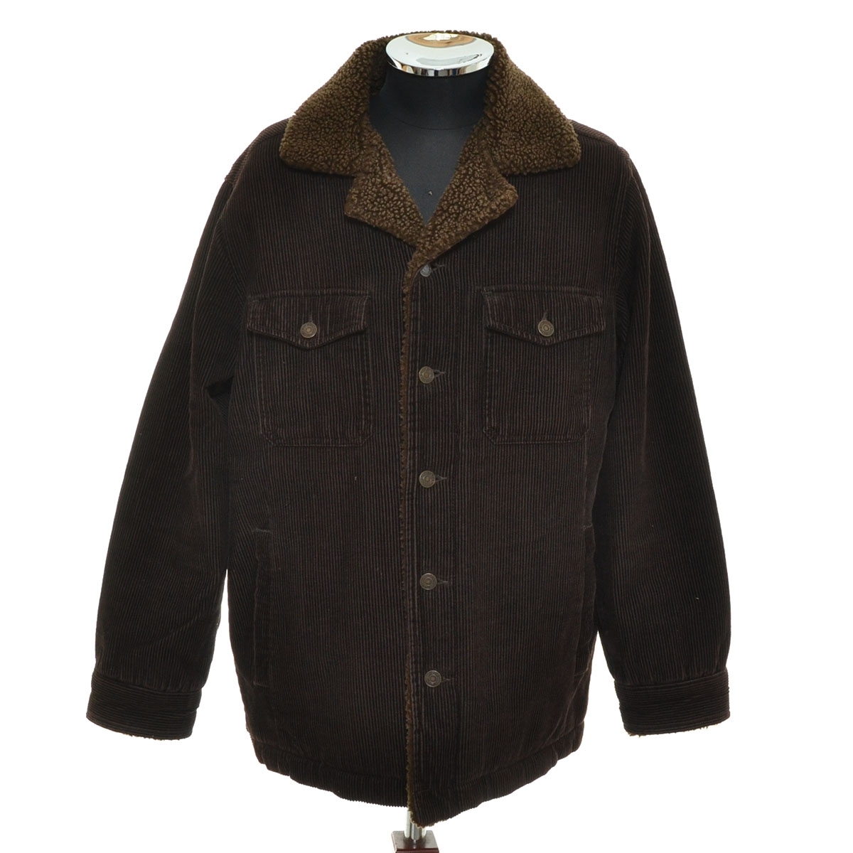 〇515010 GAP ギャップ ○ボアランチジャケット コーデュロイ サイズXS メンズ ブラウン拍卖