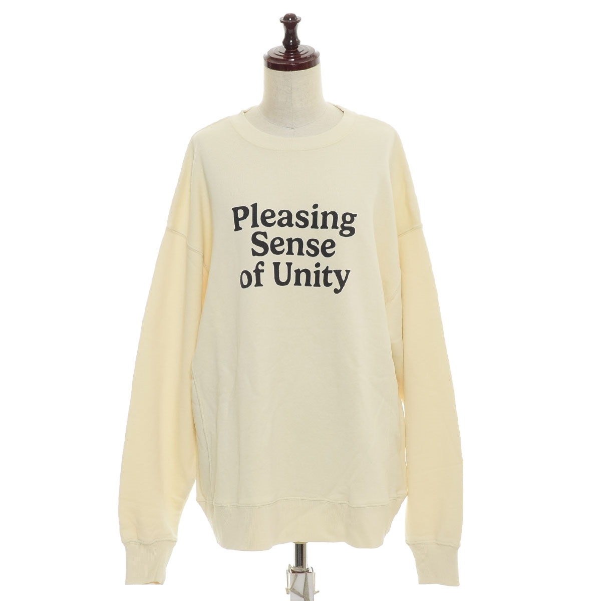 ■518745 未使用品 LOWRYS FARM ローリーズファーム アダストリア トレーナー ●カコウロゴウラケロングスリーブ サイズF 23ss レディース拍卖