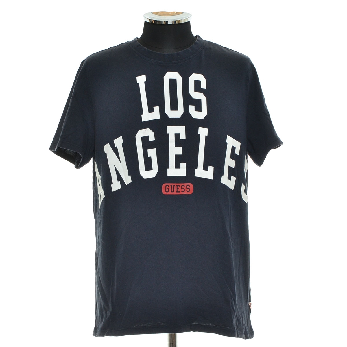 〇523954 GUESS ゲス ○半袖 Tシャツ サイズXS メンズ ネイビー拍卖