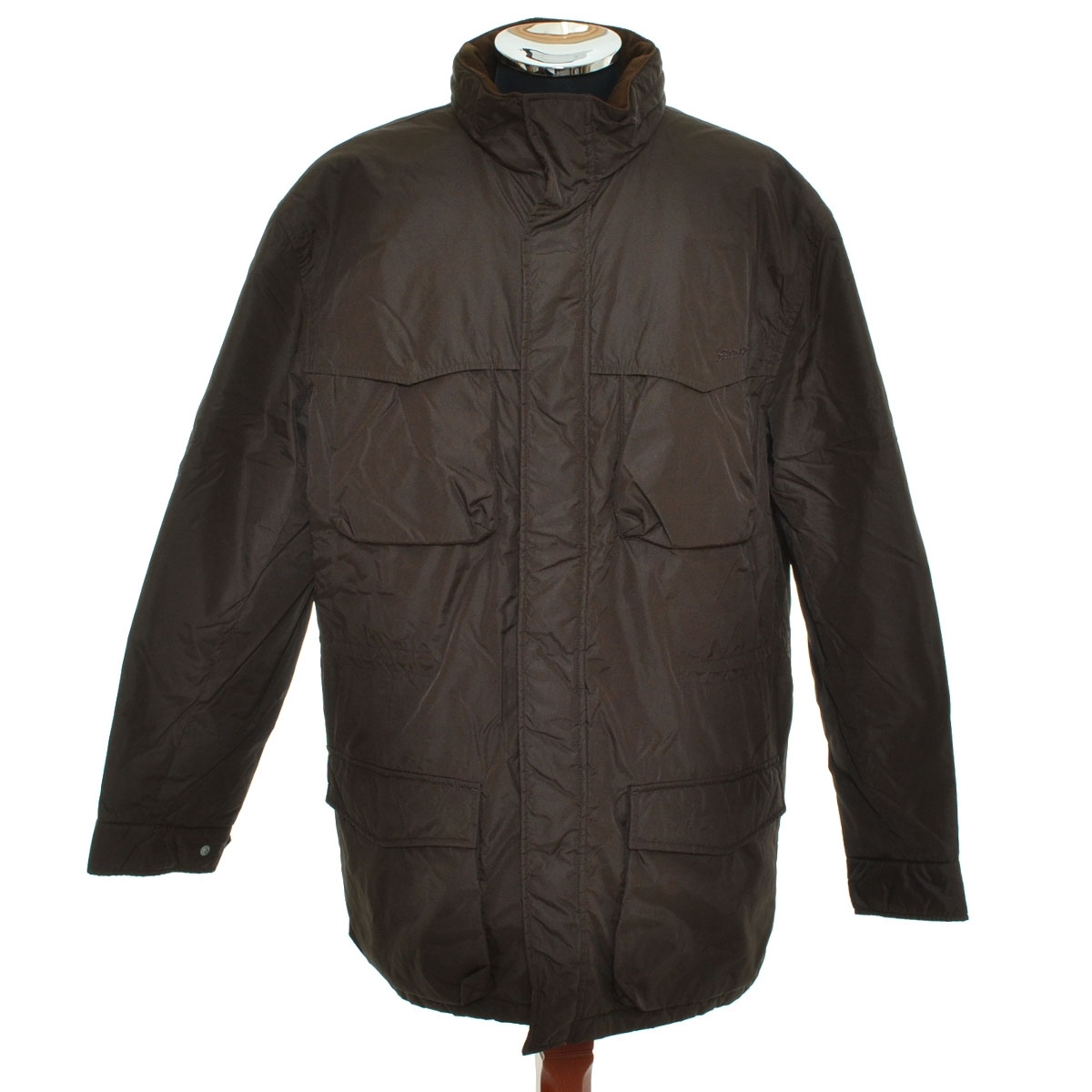 〇535735 Eddie Bauer エディーバウアー ○中綿ジャケット ミリタリー フィールド サイズM メンズ ブラウン拍卖