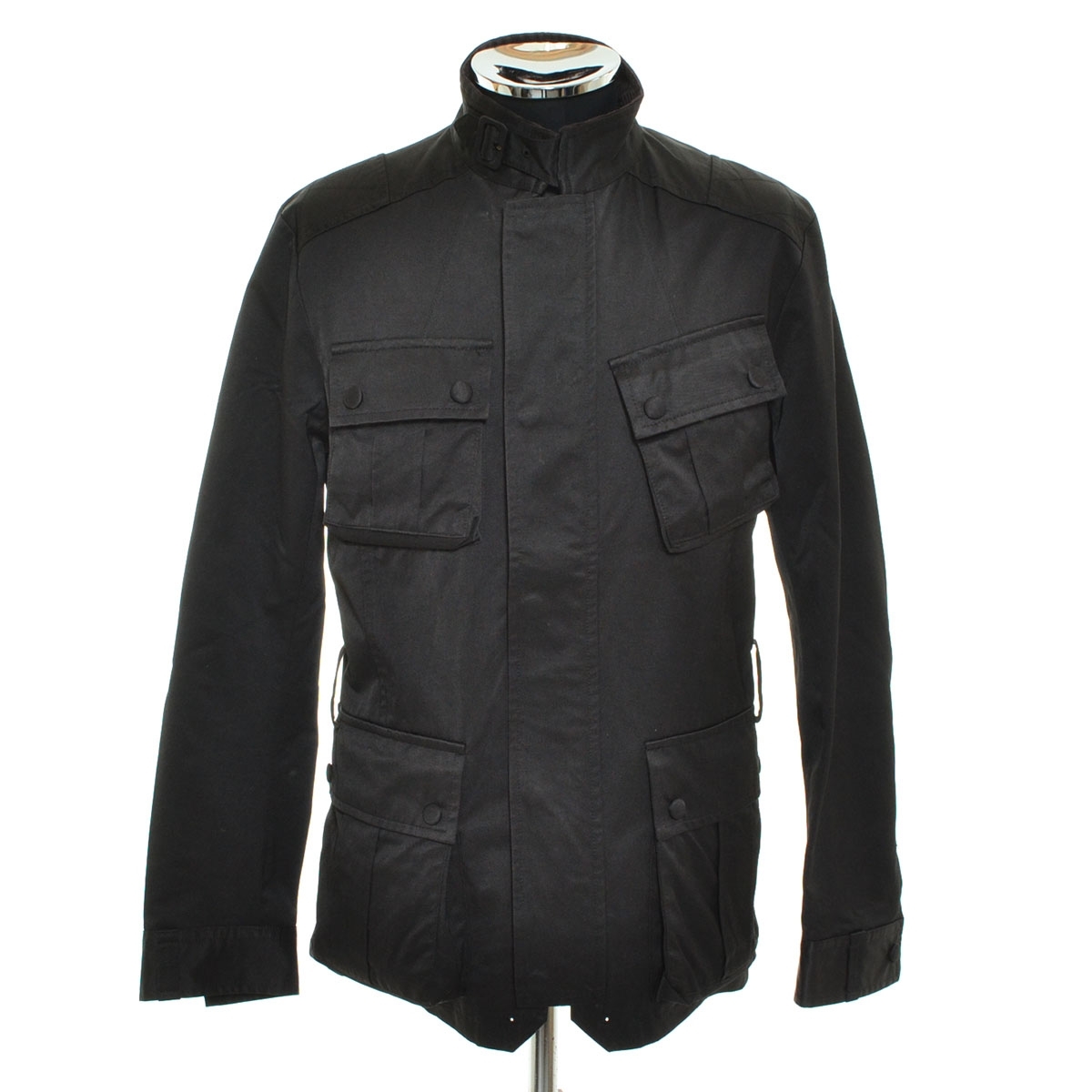 〇512392 MEN'S BIGI メンズビギ ○ハンティングジャケット サイズ2 ブラック拍卖