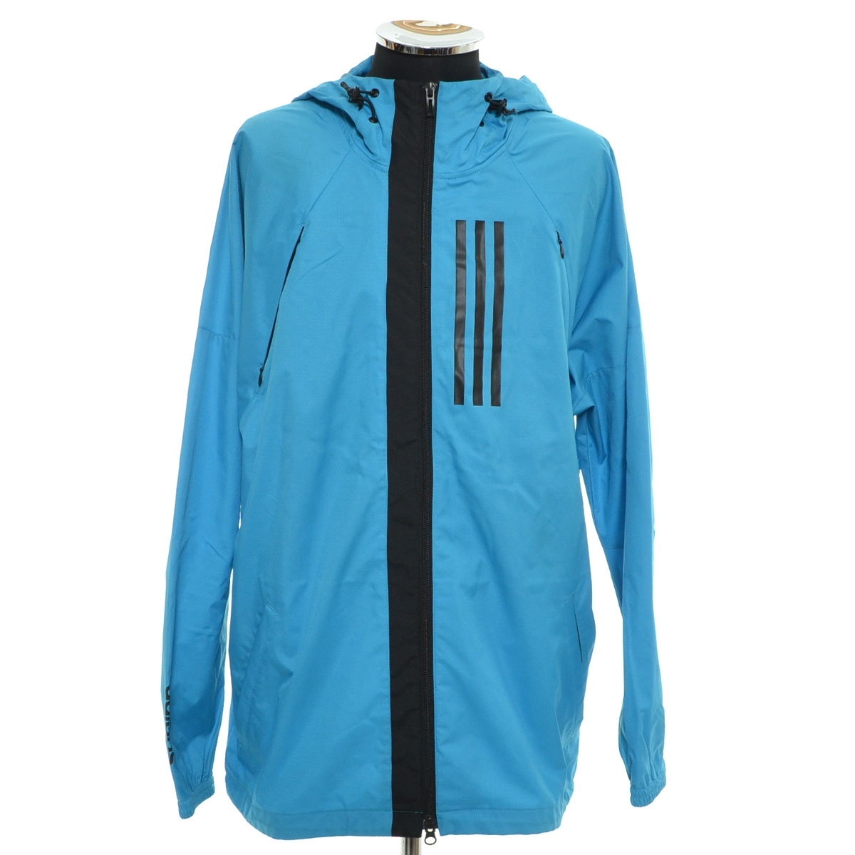 〇533592 adidas アディダス ◯ウインドブレーカー パーカー ナイロンジャケット DZ0050 サイズO M WND メンズ ブルー拍卖