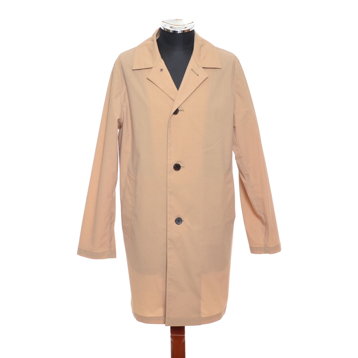 〇355745 JOURNAL STANDARD ジャーナルスタンダード 【超特価】○ピグメントコート ステンカラー サイズL メンズ ベージュ 無地拍卖