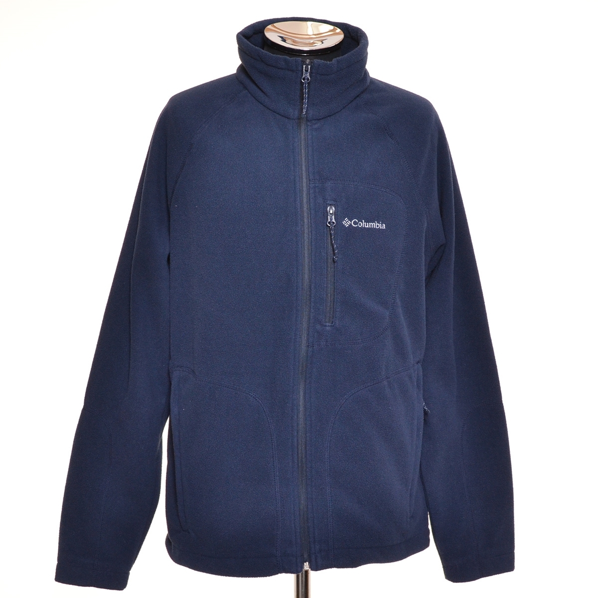 ●500268 Columbia コロンビア ●フリースジャケット ファストトレックIIフルジップフリース AE039 サイズL メンズ ネイビー拍卖