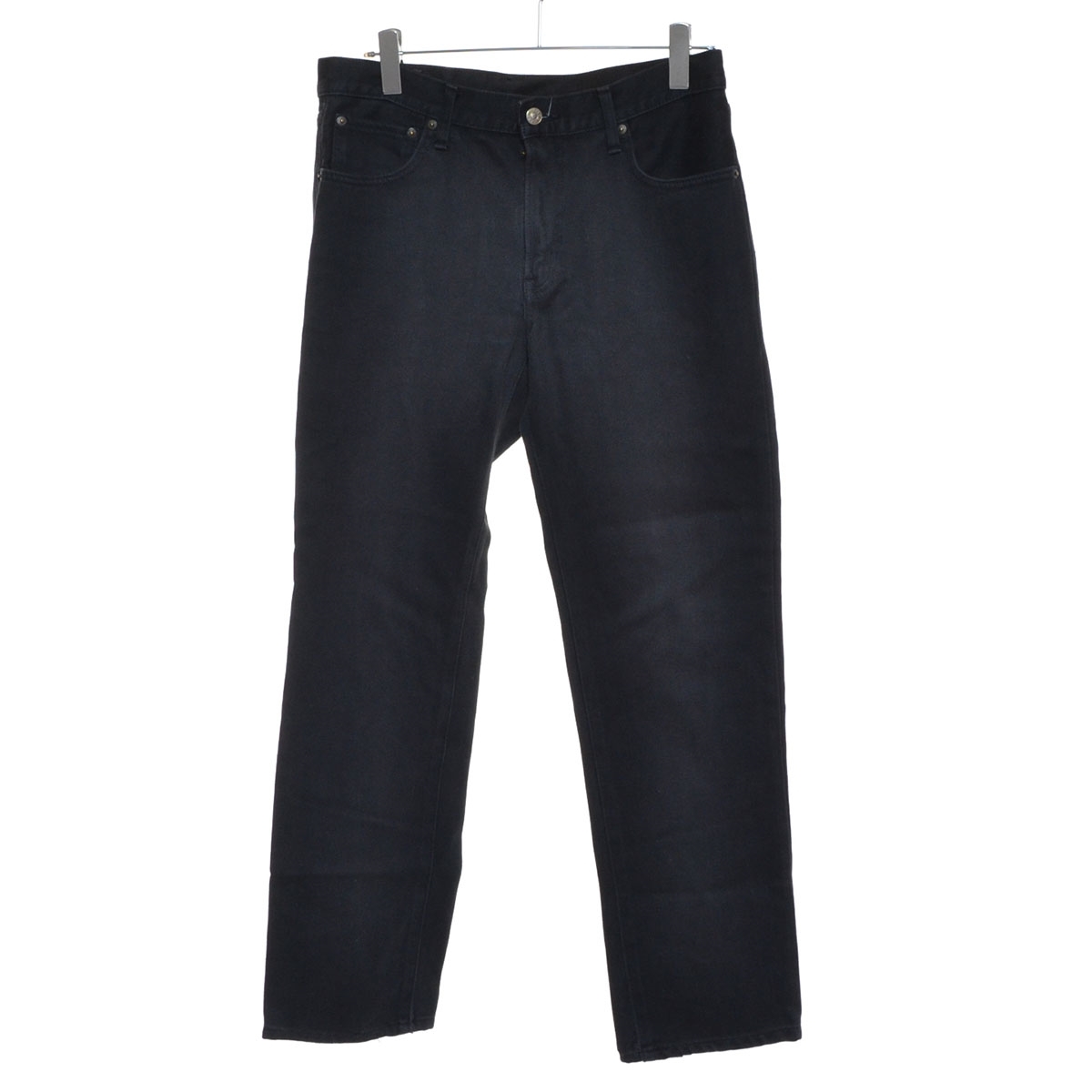 〇497484 EDWIN エドウィン ◯ブラックデニムパンツ グランドデニム レギュラーストレート ED503 サイズ32 メンズ拍卖