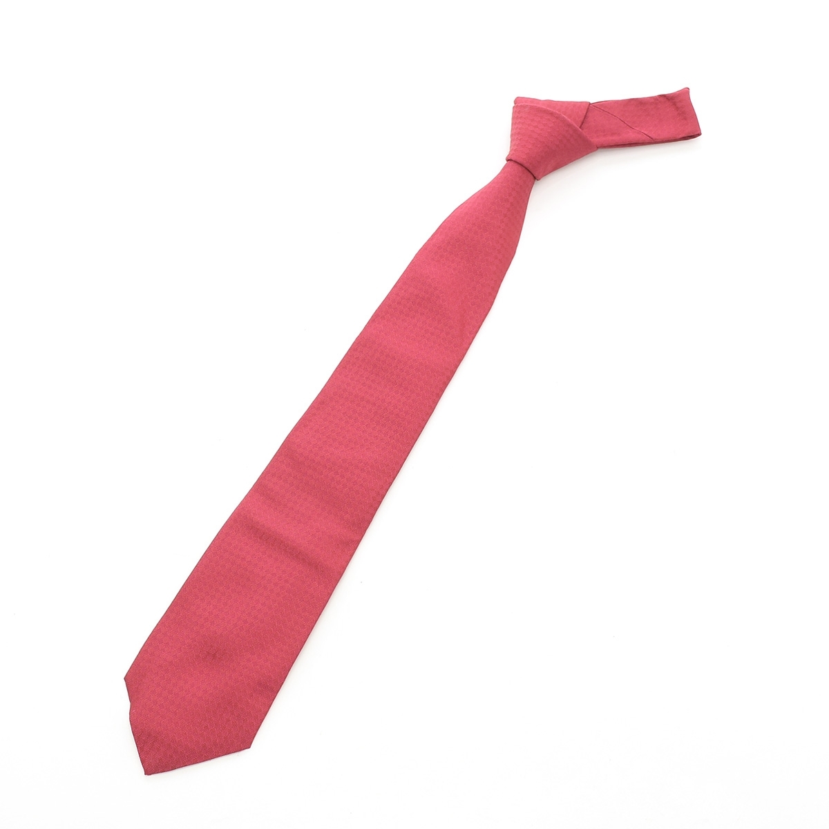 〇494350 Salvatore Ferragamo サルヴァトーレフェラガモ ◯ネクタイ サイズ8.5cm シルク メンズ レッド拍卖