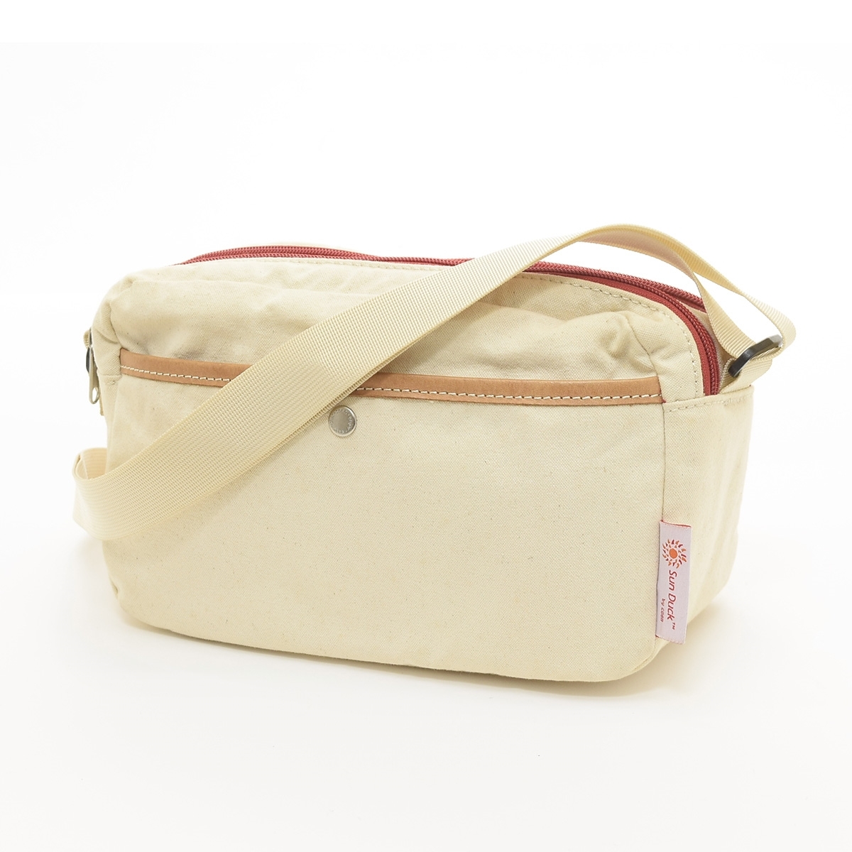 ◇501573 SUN DUCK サンダック ○ショルダーバッグ coen別注 キャンバス ホワイト拍卖