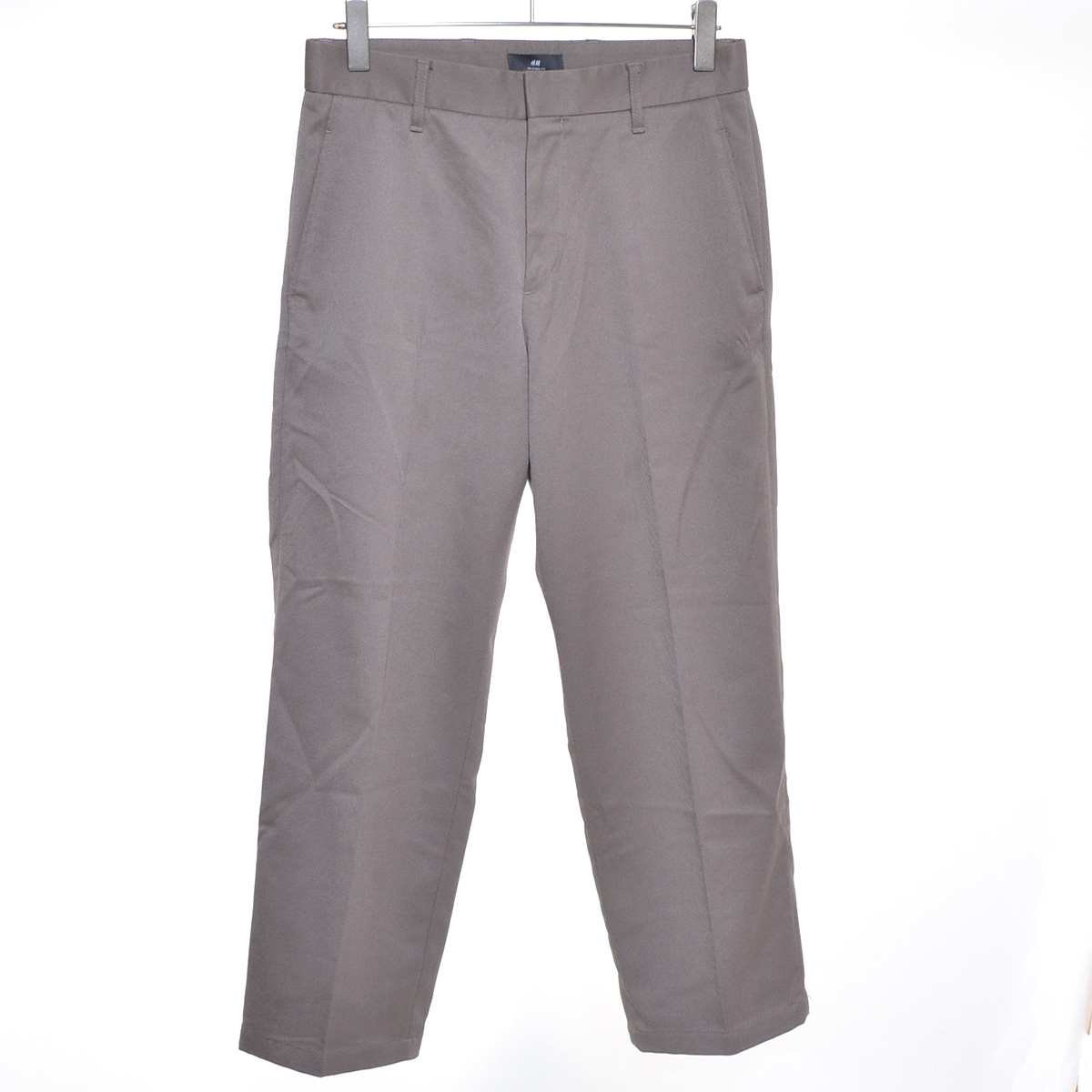 〇497278 H&M ◯スラックス パンツ ノータック サイズW30 メンズ ベージュ拍卖