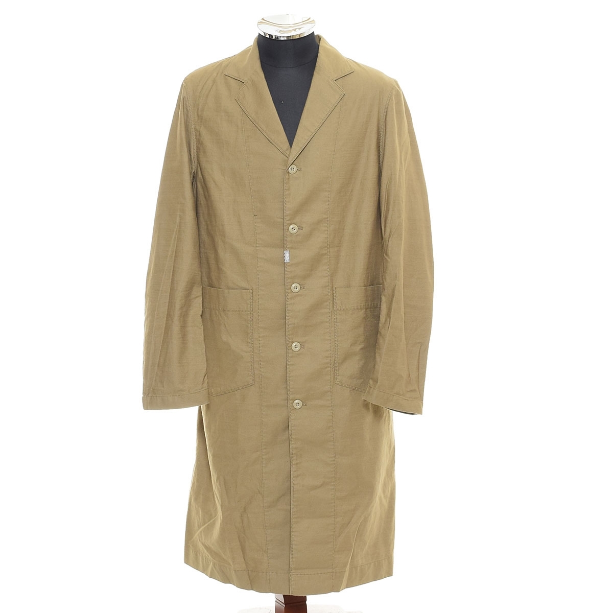 ●510137 CRIMIE クライミー ●ショップコート ミリタリー JOE MILITARY SHOP COAT サイズM 定価28600円 メンズ ベージュ拍卖