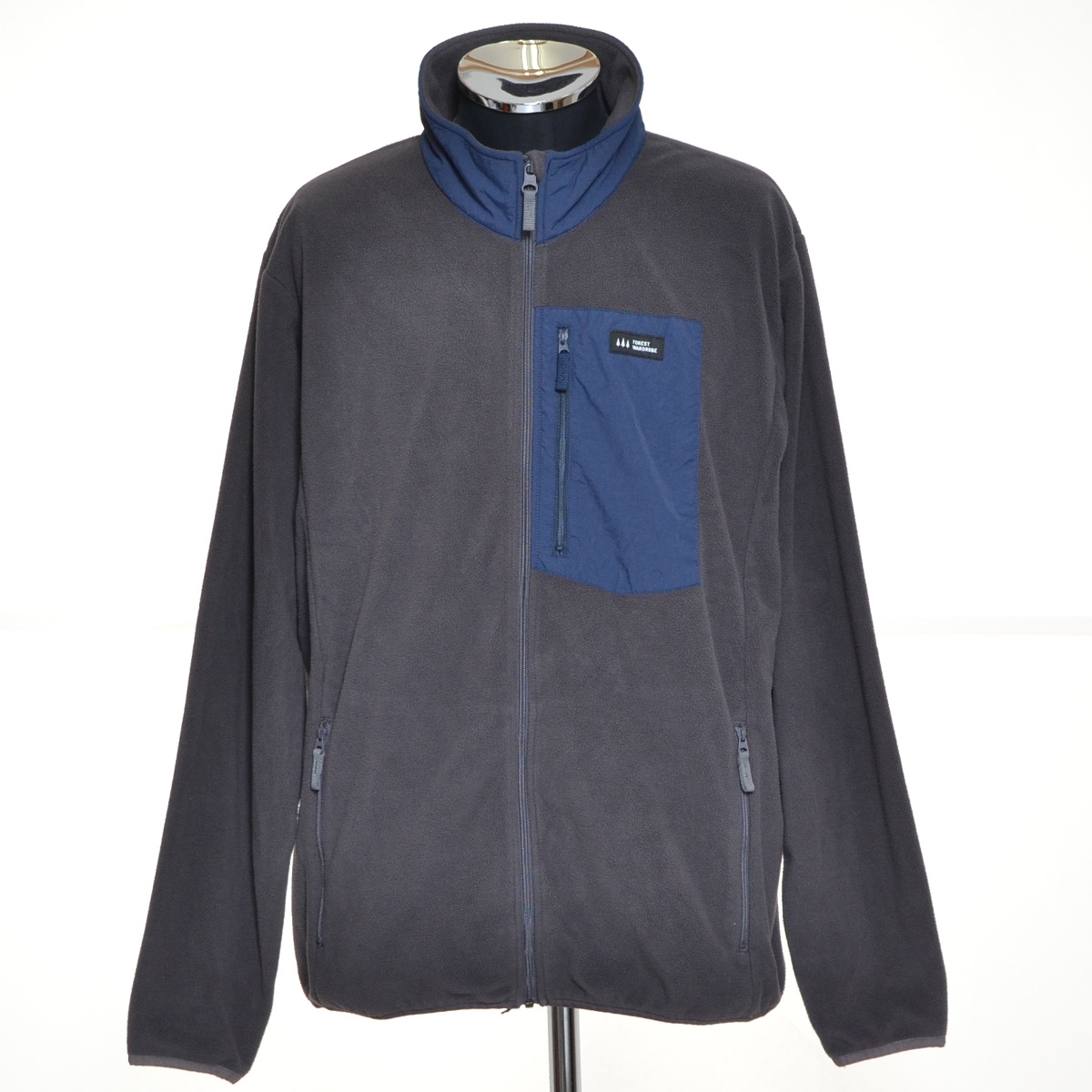 ●495958 FOREST WARDROBE フォレストワードローブ 好日山荘 ●フリースジャケット サイズXL メンズ グレー拍卖