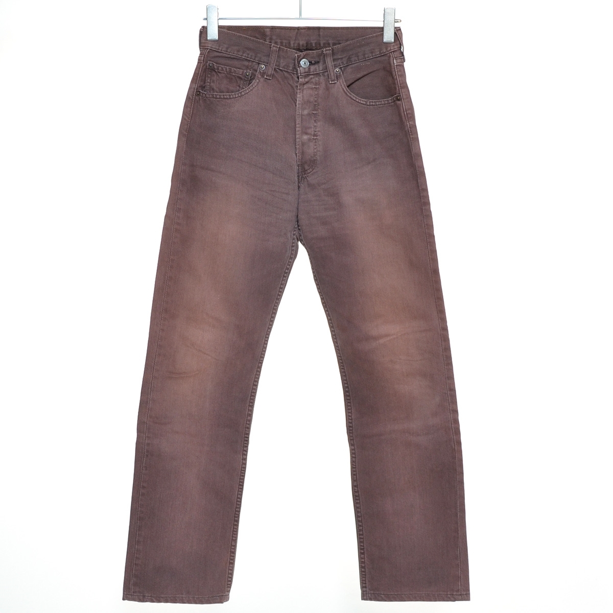 〇493594 LEVI'S リーバイス ◯カラーデニムパンツ 501 501-0695 サイズ29 メンズ エンジ拍卖