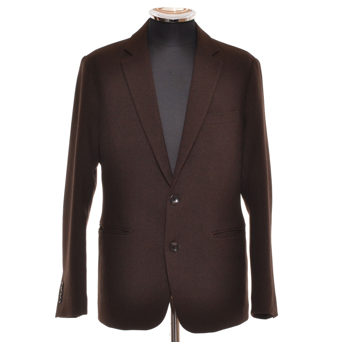 〇505030 SHIPS COLORS シップス カラーズ ○2Bシングルジャケット マルチファンブリック テーラード 214-04-0002 サイズS メンズ ブラウン拍卖